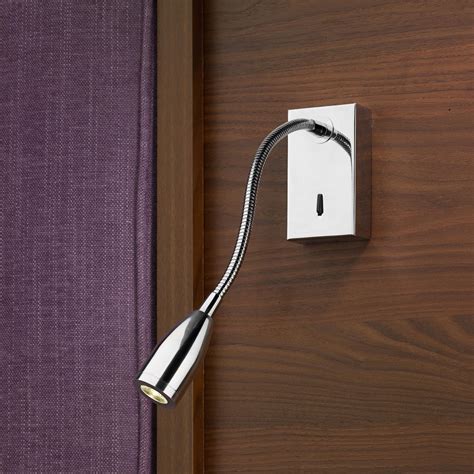 box wall reading light flexible stainless steel design|wayfair wall mounted reading light.